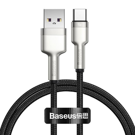 Baseus Cafule Metal Serisi 40W 1 Metre Type-C Siyah Kablo detaylarını göster Baseus Cafule Metal Serisi 40W 1 Metre Type-C Siyah Kablo resmi