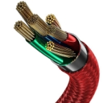 Picture of Baseus Halo 40W 2 Metre Type-C Kırmızı Şarj Kablosu