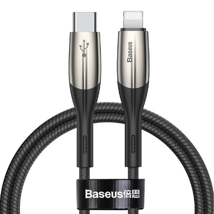 Baseus Horizontal PD 18W 1 Metre Type-C to Lightning Siyah Hızlı Şarj Kablosu detaylarını göster Baseus Horizontal PD 18W 1 Metre Type-C to Lightning Siyah Hızlı Şarj Kablosu resmi