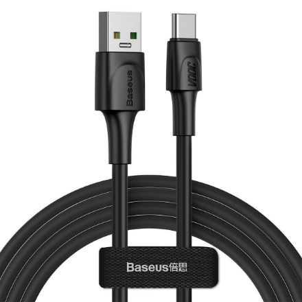 Baseus White VOOC 5A QC 2 Metre Type-C Siyah Şarj Kablosu detaylarını göster Baseus White VOOC 5A QC 2 Metre Type-C Siyah Şarj Kablosu resmi