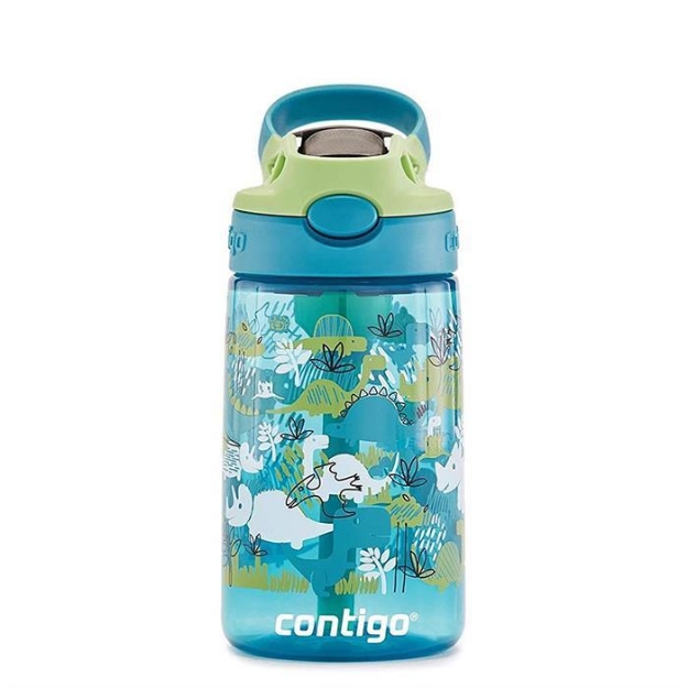 Picture of Contigo Gizmo Flip Pro Dinos Tritan Çocuk Suluğu 420ML Yeşil