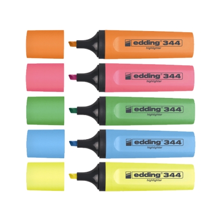 Edding 344 5Li Fosforlu Kalem detaylarını göster Edding 344 5Li Fosforlu Kalem resmi