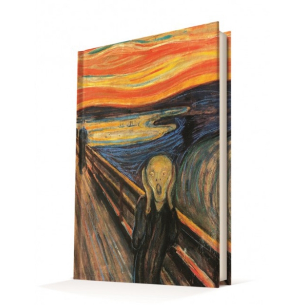 Picture of Deffter Art Of Word Edvard Munch - The Scream Sert Kapak 96 Yaprak Çizgili Defter