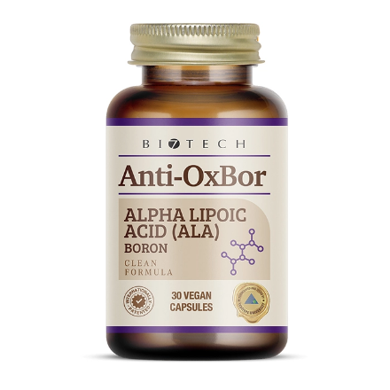 Anti-Oxbor Alfa Lipoik Asit ve Nar Ekstresi İçeren 30 Kapsül Antioksidan Gıda Takviyesi detaylarını göster Anti-Oxbor Alfa Lipoik Asit ve Nar Ekstresi İçeren 30 Kapsül Antioksidan Gıda Takviyesi resmi