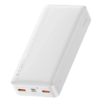 Picture of Baseus Bipow Overseas Edition Dijital Ekranlı 20W 20.000 mAh Fast Charge Powerbank Beyaz