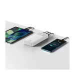 Picture of Baseus Bipow Overseas Edition Dijital Ekranlı 20W 20.000 mAh Fast Charge Powerbank Beyaz