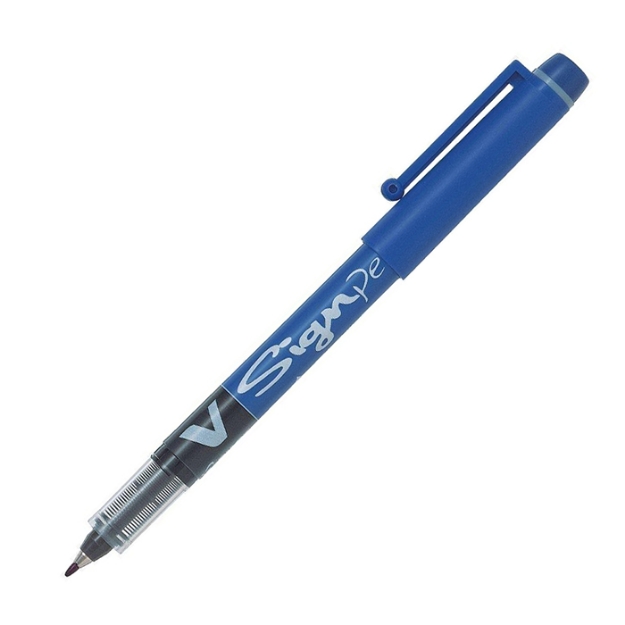 Picture of Pilot V-Sign Pen Fiber Uçlu İmza Kalemi Mavi