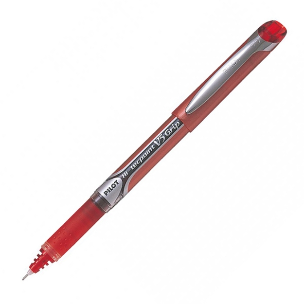 Picture of Pilot Hi-Tecpoint V5 Grip Sıvı Mürekkep Roller Kalem Kırmızı