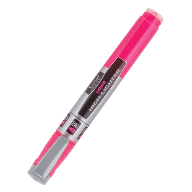 Picture of Serve Likit High-Lighter İşaretleme Kalemi Fosforlu Pembe