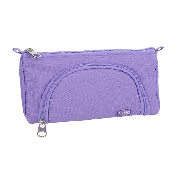 Picture of Serve S-Case SV-SCM Polyester Üçgen Fermuarlı Pastel Lavanta Çanta
