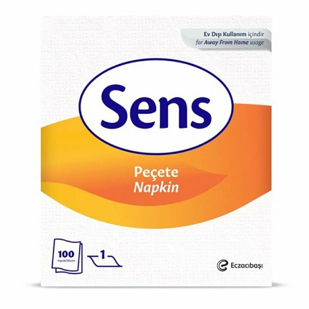 Sens Peçete Baskısız 100 Yaprak Peçete detaylarını göster Sens Peçete Baskısız 100 Yaprak Peçete resmi