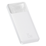 Picture of Baseus Bipow Overseas Edition Dijital Ekranlı 15W 10.000 mAh Powerbank Beyaz