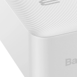 Picture of Baseus Bipow Overseas Edition Dijital Ekranlı 20W 30.000 mAh Powerbank Beyaz