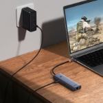 Picture of Baseus Ultra Joy 6in1 Multifonksiyonal Type-C Hub Dock Station