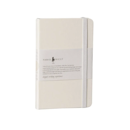 Fabio Ricci Elio 9x14cm Yandan Lastikli Not Defteri Beyaz detaylarını göster Fabio Ricci Elio 9x14cm Yandan Lastikli Not Defteri Beyaz resmi
