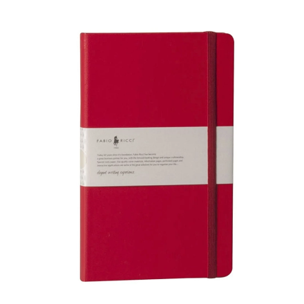 Fabio Ricci Elio 13x21cm Yandan Lastikli Kareli Not Defteri Kırmızı detaylarını göster Fabio Ricci Elio 13x21cm Yandan Lastikli Kareli Not Defteri Kırmızı resmi