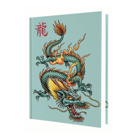 Deffter Chinese Green Dragon 96 Yaprak Çizgili Sert Kapak Defter detaylarını göster Deffter Chinese Green Dragon 96 Yaprak Çizgili Sert Kapak Defter resmi