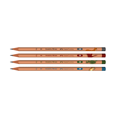 Faber-Castell Anadolu Mirası 2B Kurşun Kalem detaylarını göster Faber-Castell Anadolu Mirası 2B Kurşun Kalem resmi
