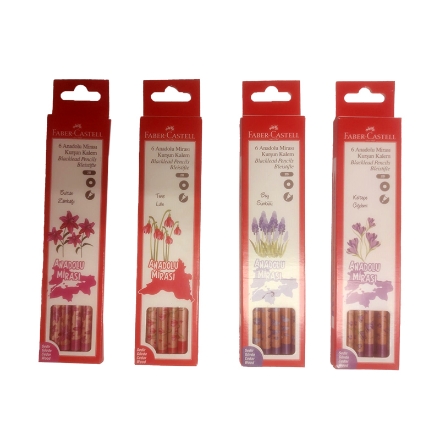 Faber-Castell Anadolu Mirası Çiçekler 6lı  2B Kurşun Kalem detaylarını göster Faber-Castell Anadolu Mirası Çiçekler 6lı  2B Kurşun Kalem resmi