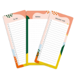 Picture of Fabooks 3 lü Bloknot Seti Geometrik Şekilli (To-Do List - Market List - Notes)