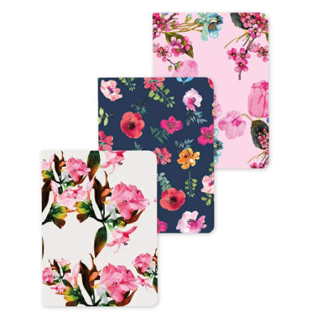 Fabooks Çiçekli A5 Çizgili Defter Seti (3lü) detaylarını göster Fabooks Çiçekli A5 Çizgili Defter Seti (3lü) resmi