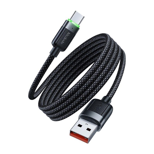 Picture of Mcdodo CA-5650 1.2M  USB To Type-C Manyetik Sarılabilir Şarj ve Data Kablosu Siyah