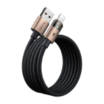 Picture of Mcdodo CA-6911 USB To Lightning Şeffaf Işıklı Şarj ve Data Kablosu Gold