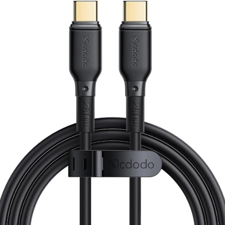 Mcdodo CA-3311 240W 2M Type-C To Type-C Hızlı Şarj ve Data Kablosu Siyah detaylarını göster Mcdodo CA-3311 240W 2M Type-C To Type-C Hızlı Şarj ve Data Kablosu Siyah resmi