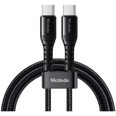 Mcdodo CA-5641 6W 1M Type-C To Type-C Şarj ve Data Kablosu Siyah detaylarını göster Mcdodo CA-5641 6W 1M Type-C To Type-C Şarj ve Data Kablosu Siyah resmi