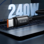 Picture of Mcdodo CA-3681 2M 240W Type-C To Type-C Şarj ve Data Kablosu Siyah