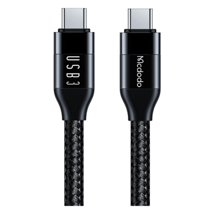 Mcdodo Ca-7132 100W 1.2M USB 3 Type-C To Type-C Şarj ve Data Kablosu Siyah detaylarını göster Mcdodo Ca-7132 100W 1.2M USB 3 Type-C To Type-C Şarj ve Data Kablosu Siyah resmi