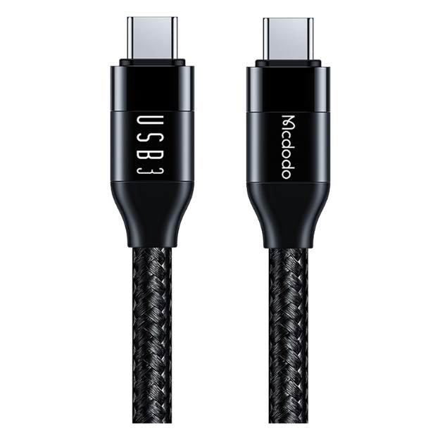 Picture of Mcdodo Ca-7132 100W 1.2M USB 3 Type-C To Type-C Şarj ve Data Kablosu Siyah