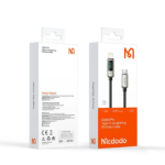 Picture of Mcdodo CA-8811 20W 1.2 M Digital Göstergeli Type-C To Lightning Şarj ve PD Data Kablosu Gümüş