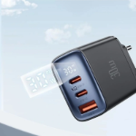 Picture of Mcdodo CH-2180 30W Type-C ve USB 3 Girişli Dijital Göstergeli Hızlı Şarj Aleti Siyah