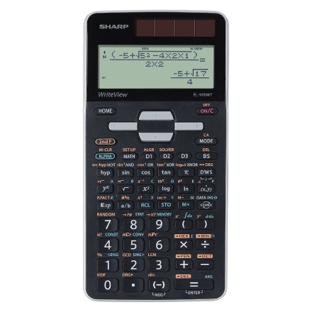 Sharp EL-W506T-GY 640 Fonksiyonlu Bilimsel Hesap Makinesi detaylarını göster Sharp EL-W506T-GY 640 Fonksiyonlu Bilimsel Hesap Makinesi resmi