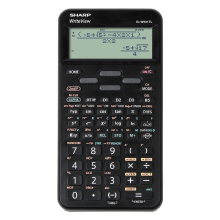 Sharp EL-W531TLB-BK 420 Fonksiyonlu Bilimsel Hesap Makinesi detaylarını göster Sharp EL-W531TLB-BK 420 Fonksiyonlu Bilimsel Hesap Makinesi resmi