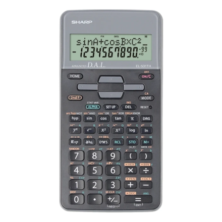 Sharp EL-531THB-GY 273 Fonksiyonlu Bilimsel Hesap Makinesi detaylarını göster Sharp EL-531THB-GY 273 Fonksiyonlu Bilimsel Hesap Makinesi resmi