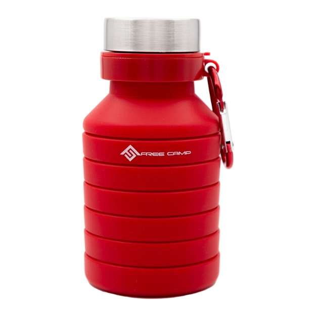 Picture of FreeCamp Karabinalı Katlanabilir 220Ml Matara Kırmızı