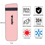 Picture of Igloo Squid 600 ml Çift Katmanlı Sızdırmaz Vakumlu Termos Pembe