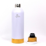 Picture of Igloo Hydrate Pro 500ml Bambu Taban ve Kapaklı Çelik Termos Beyaz