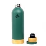 Picture of Igloo Hydrate Pro 500ml Bambu Taban ve Kapaklı Çelik Termos Yeşil