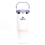 Picture of Igloo Powder 900ml Sızdırmaz Pipetli Ergonomik Kulplu Çelik Termos Mavi-Beyaz