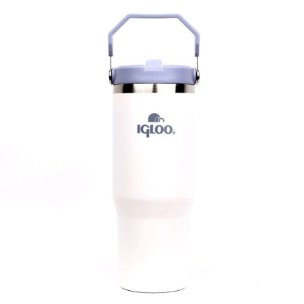 Igloo Powder 900ml Sızdırmaz Pipetli Ergonomik Kulplu Çelik Termos Mavi-Beyaz detaylarını göster Igloo Powder 900ml Sızdırmaz Pipetli Ergonomik Kulplu Çelik Termos Mavi-Beyaz resmi