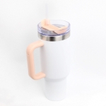 Picture of Igloo Stadler 1.2 Litre Pipetli/Pipetsiz Termo Mug Paslanmaz Çelik Sızdırmaz Kapaklı Termos Beyaz-Somon