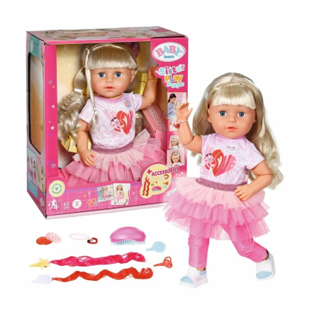 Baby Born 43cm Kız Kardeş Bebeği detaylarını göster Baby Born 43cm Kız Kardeş Bebeği resmi