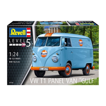 Revell 1:24 VW T1 Panel Van Gulf Decoration detaylarını göster Revell 1:24 VW T1 Panel Van Gulf Decoration resmi