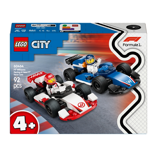 Picture of Lego City 60464 F1 Williams Racing ve Haas F1 Yarış Arabaları