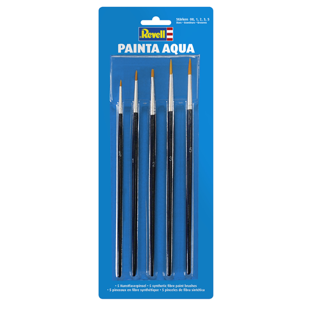 Picture of Revell 39624 Su Bazlı Boya Fırça Seti No:00-1-2-3-5