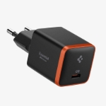 Picture of Spigen 30W USB-C Ultra Mini Samsung ve Iphone Uyumlu Akım Korumalı Hızlı Şarj Güç Adaptörü Siyah