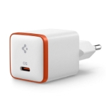 Picture of Spigen 30W USB-C Ultra Mini Samsung ve Iphone Uyumlu Akım Korumalı Hızlı Şarj Güç Adaptörü Turuncu-Beyaz